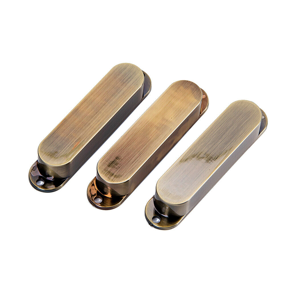 3pcs Electric Guitar Single Coil Pickup Covers for Pickup Protection Decor