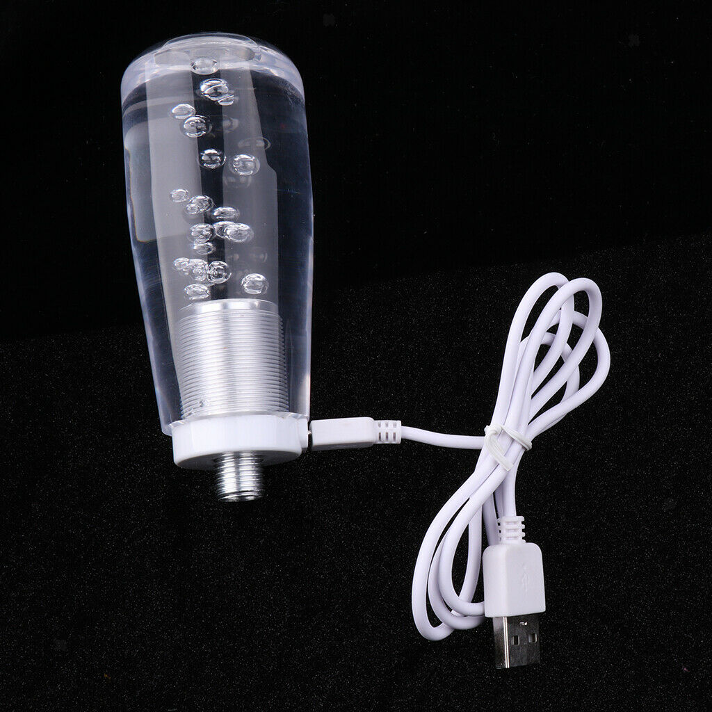 100mm Gear Shift Knob Colorful Decoration  Light Crystal Bubble
