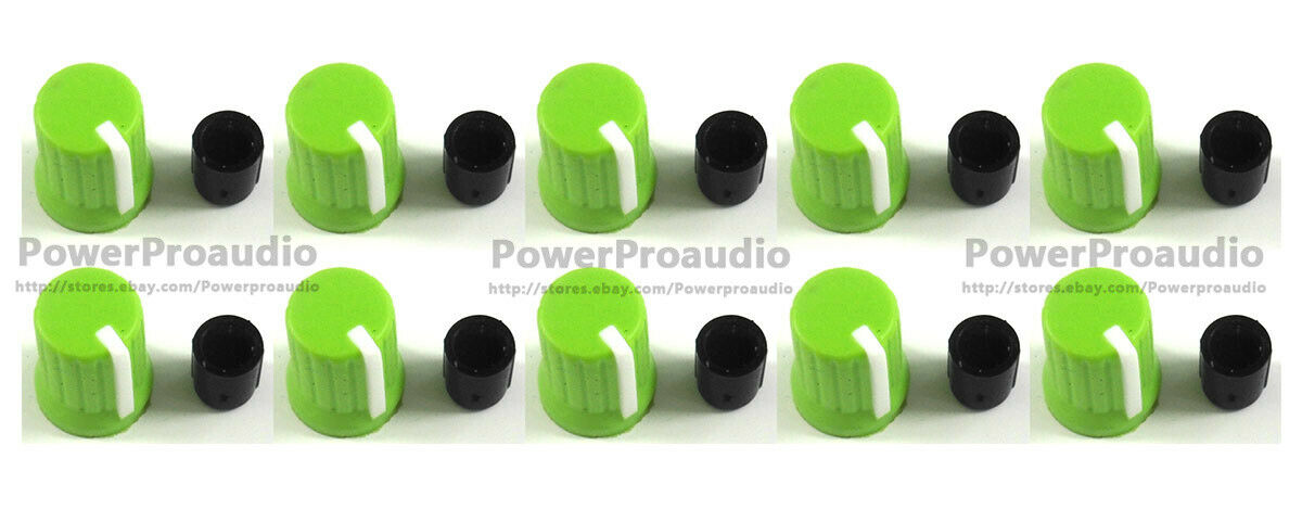 10PCS Green Rotary Control Knob For Pioneer XDJ-RX R1 RZ AERO DJM-T1 S9 DIY DJ