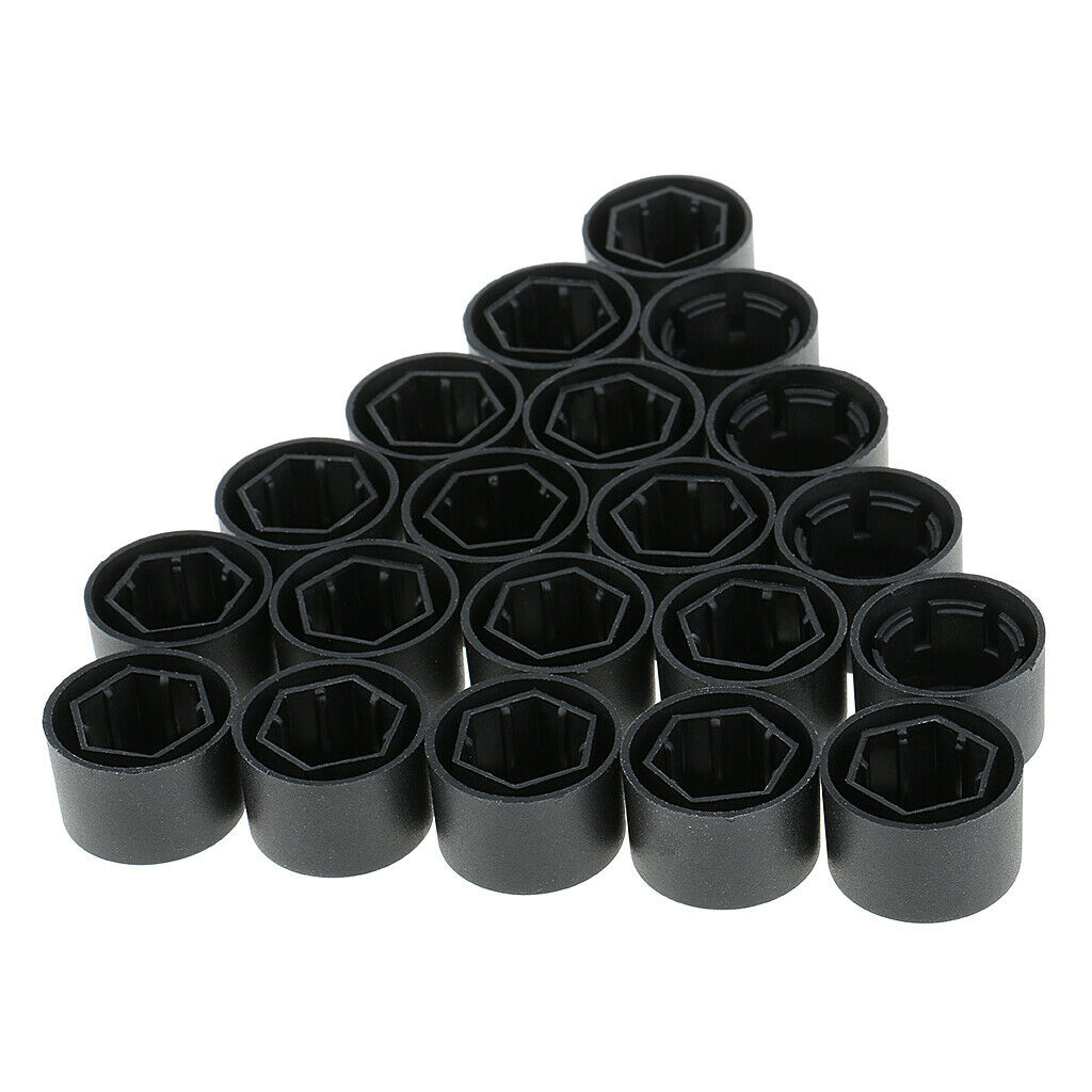 20 Pieces Wheel Lug Nut Bolt Cover Caps Set for VW Jetta Golf Passat Beetle