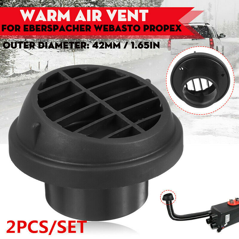 4pcs Car Heater Duct Hose Pipe Warm Air Outlet Vent For Webasto Eberspacher