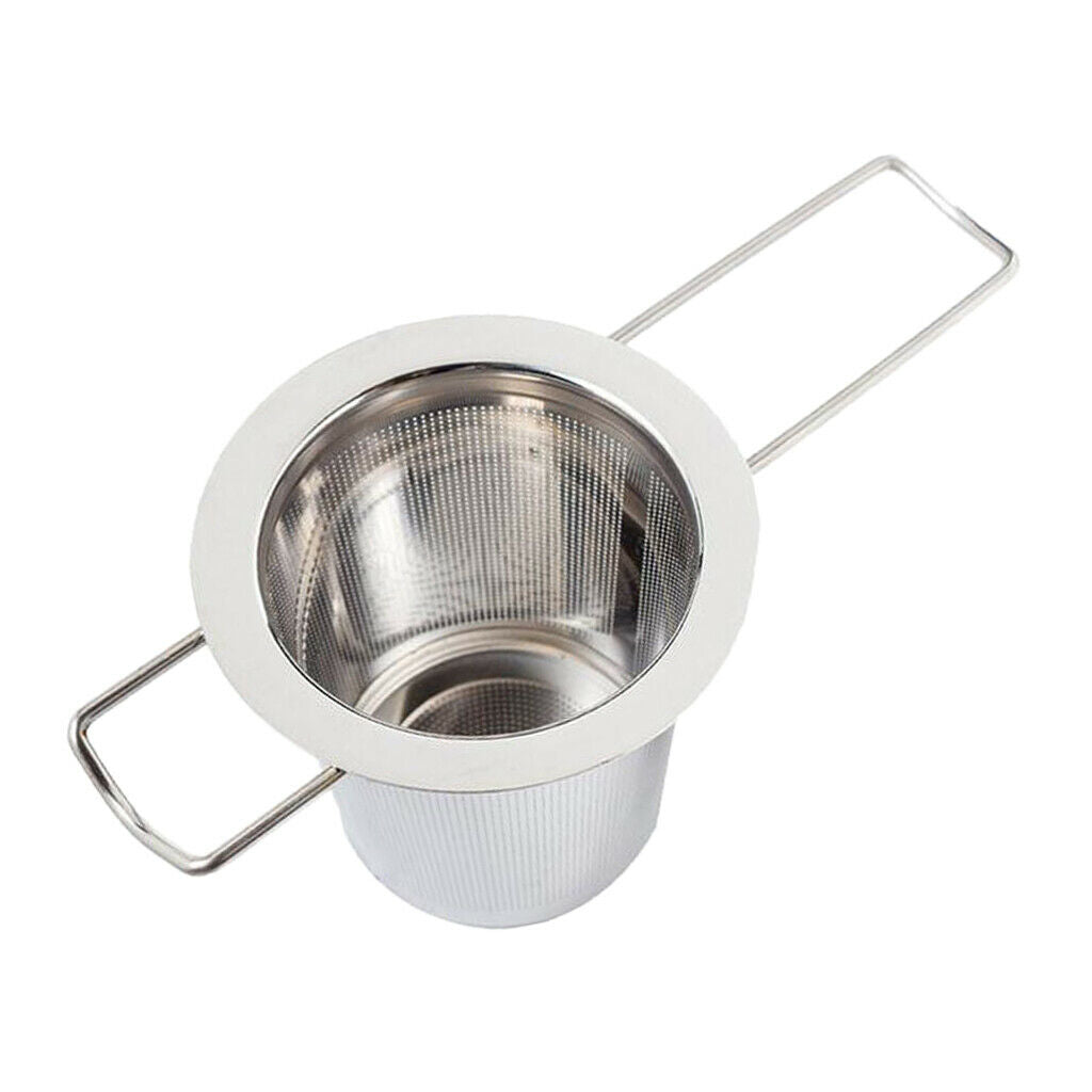 Stainless Steel Tea Infuser Strainer With Long Teapot Hanging Handle