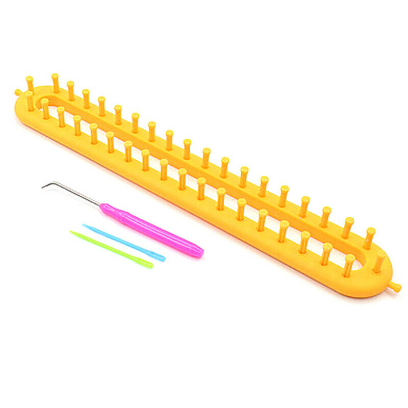 3pcs/Set Weaving Loom Knitting Kit Plastic Pompom Sock Hat Scarf Scarves Ma Fx