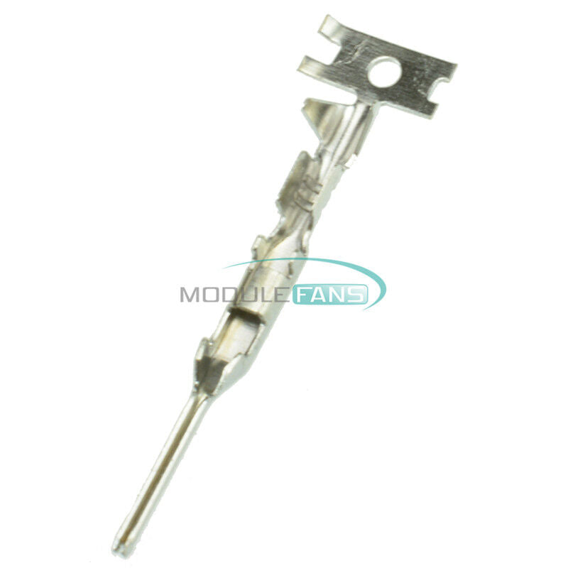 100PCS Male Pin Terminal Connector 2.54mm Pitch for Dupont Jumper Wire Cable