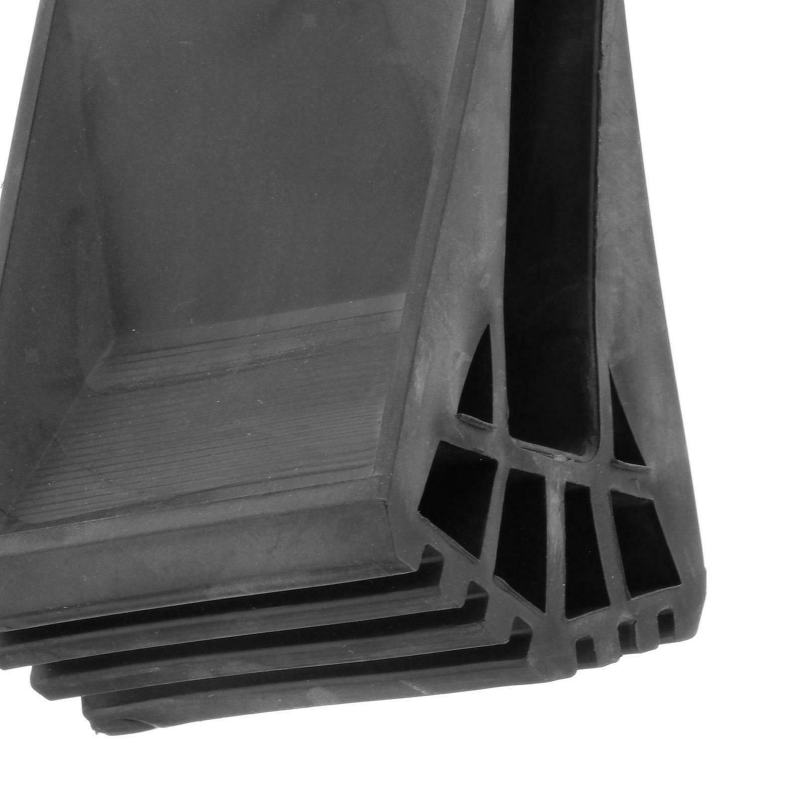 4x Ladder Feet Covers Rubber Protector Trapezoid Pads Free Moving Caps Stool