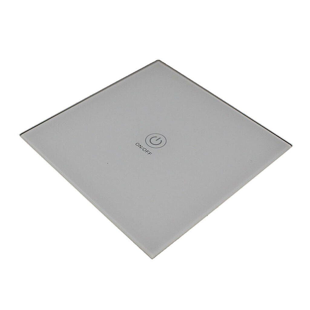 1 Way New Smart Home Wireless Remote Control Touch Switch Wall Panel White