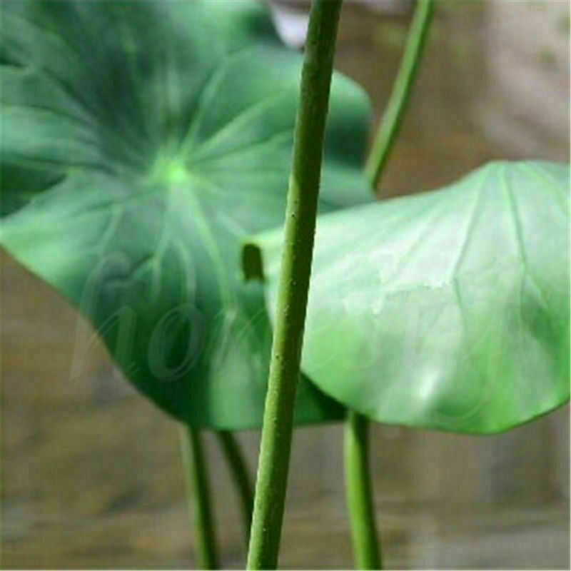 Large 40CM Artificial Water Lily Lotus Leaf Aquarium Pond Home Garden Decor