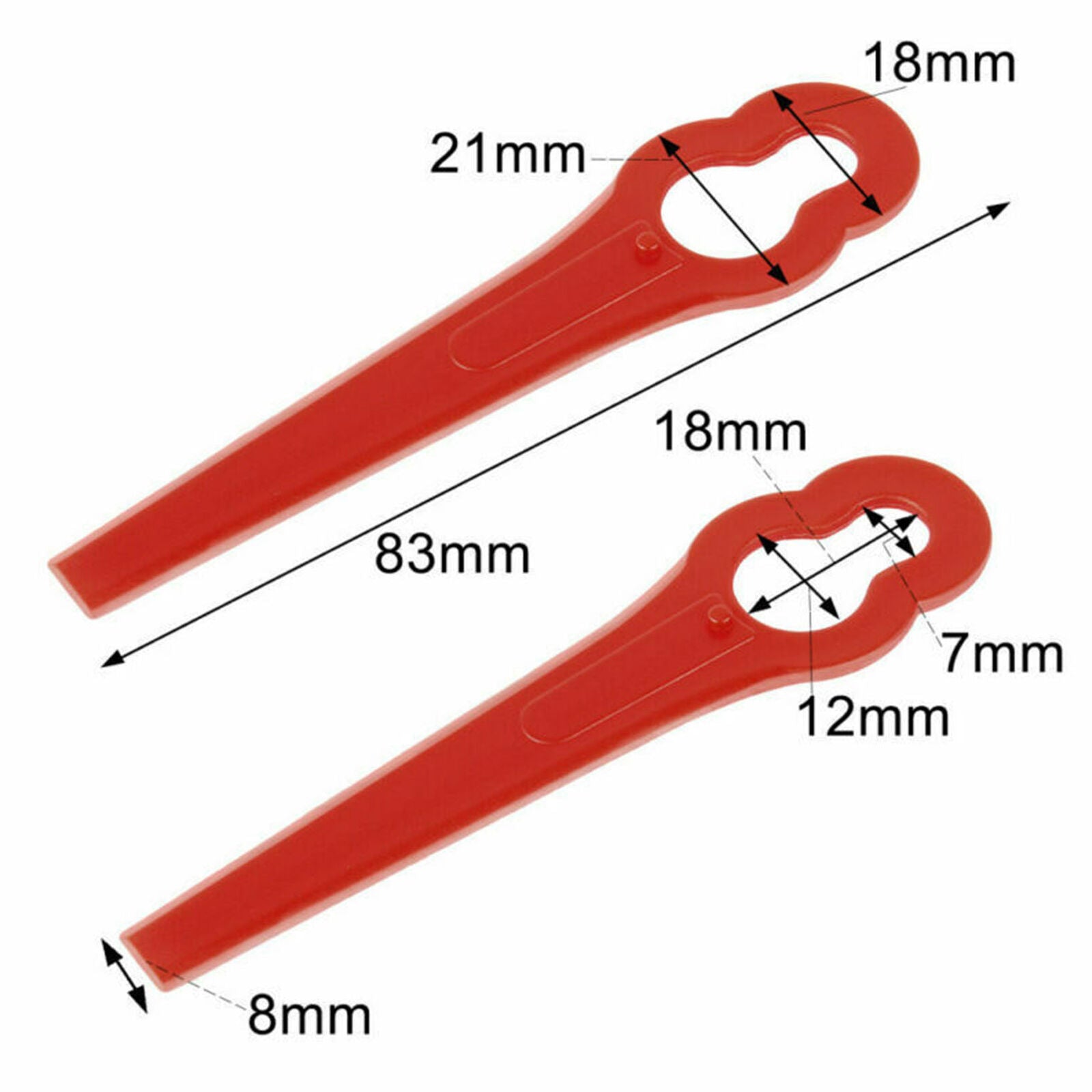 20pcs Piece Replacement Plastic Blades for ART 26 Li Cordless Grass Trimmer AC