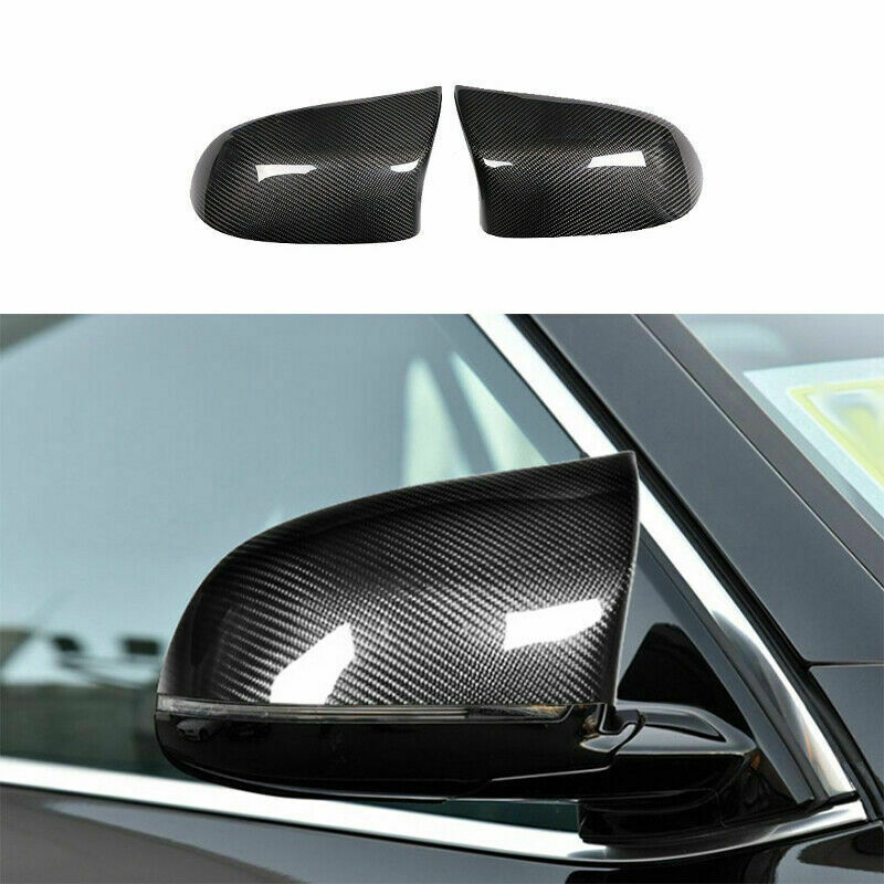 Car Side Wing Mirror Cover Rear-View Caps For BMW X3 F25 X4 F26 X5 F15 2014-2018