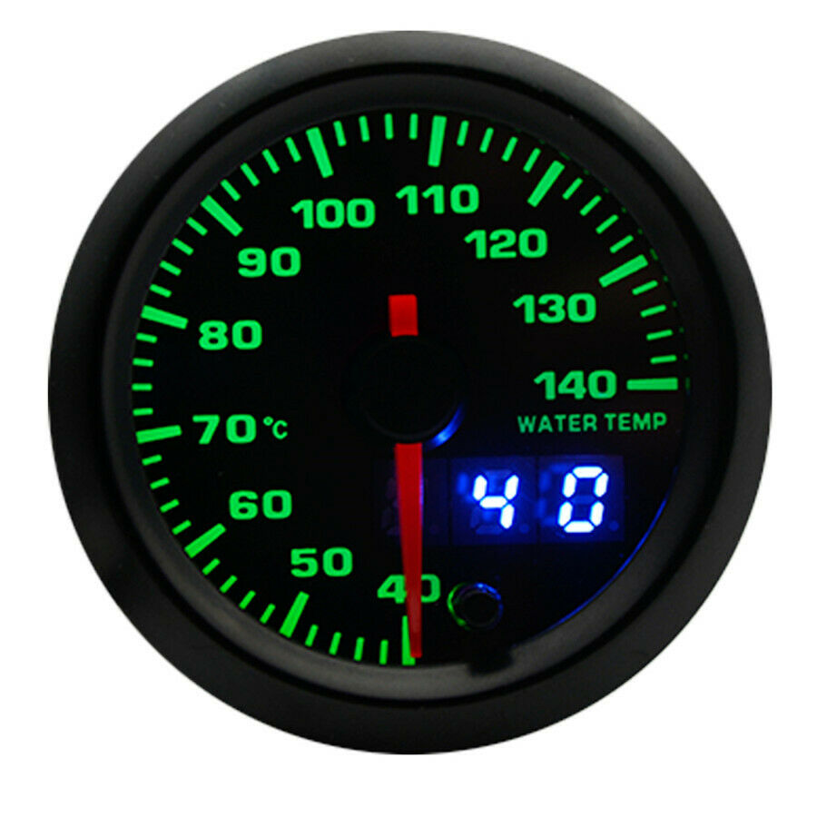 2" 52mm Auto Car Water Temperature Gauge 40â„ƒ-140â„ƒ Water Temp Meter With Sensor