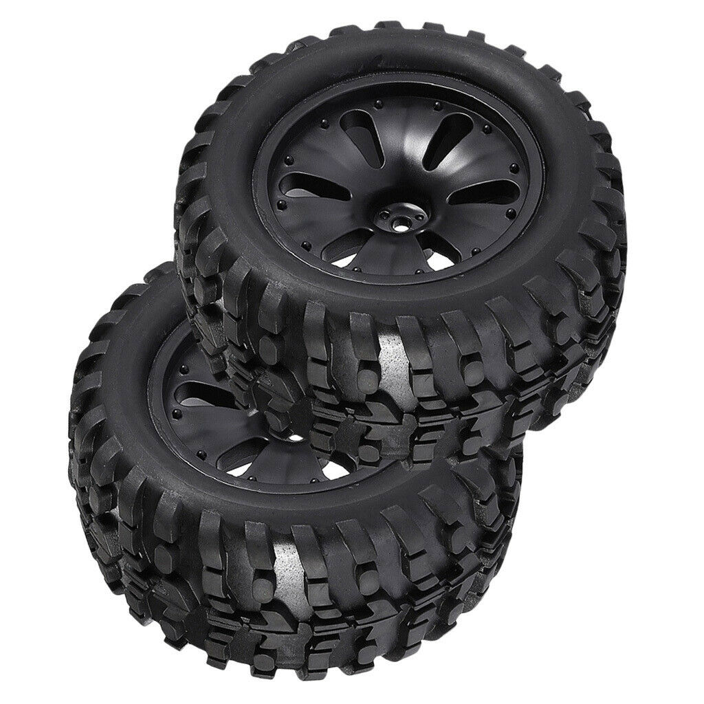 1/10 Rubber Tyres for HPI Savage MT ZD Racing LRP RC Crawler Monster Car