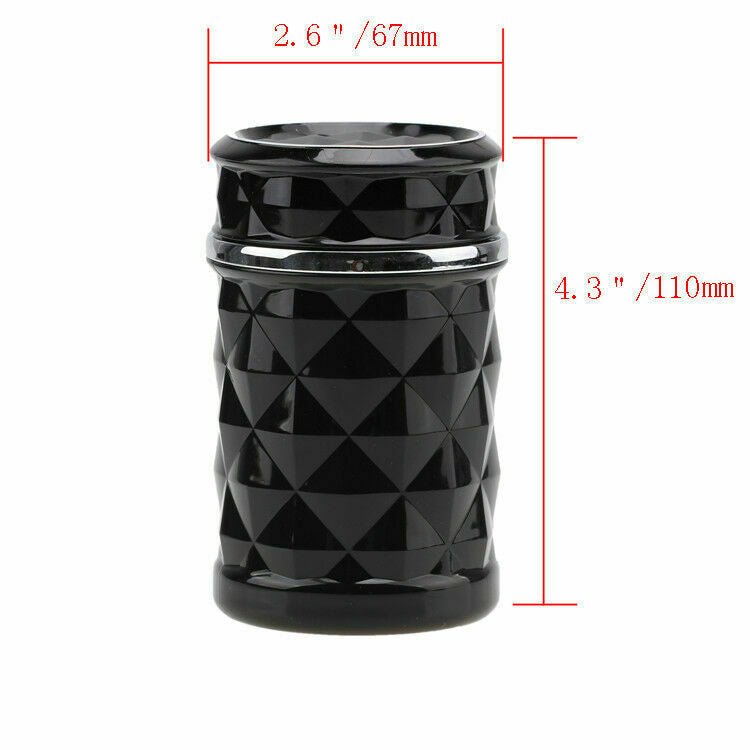 Smoke Ashtray Portable Car Auto Truck LED Cigarette Ash Tray Holder Universal