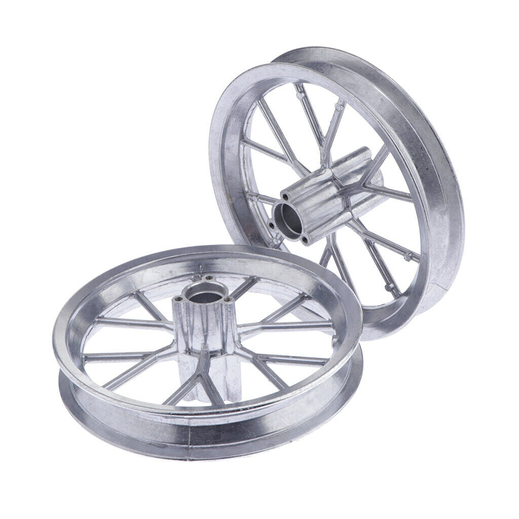 1Pair Aluminum Mini 12 1/2X2.75 Plating Wheel Rims for 49CC Ricing Dirt Bike UK