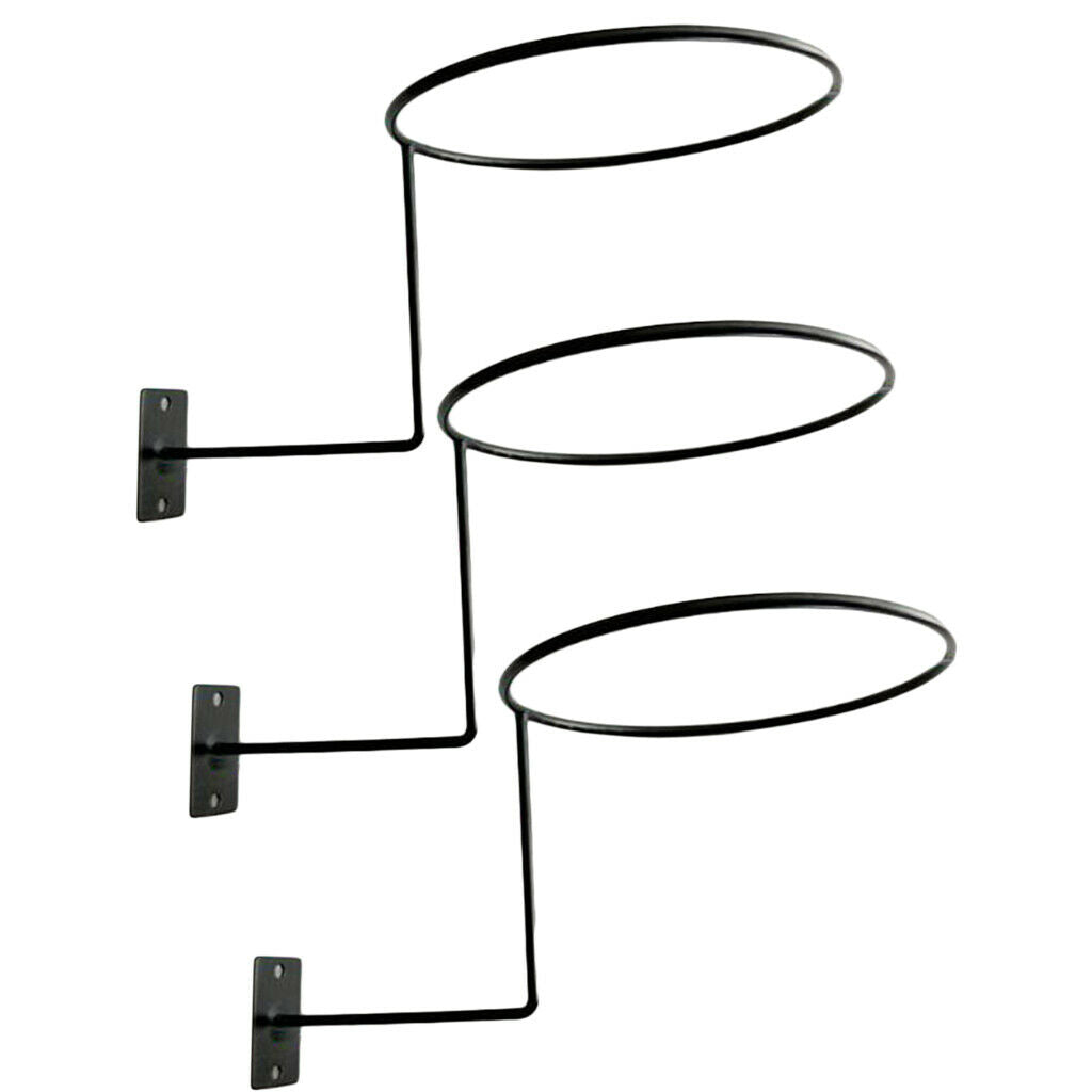6 Pieces Wall Mounted Helmet Display Holder Hanger Hook for Painter Hat Wig