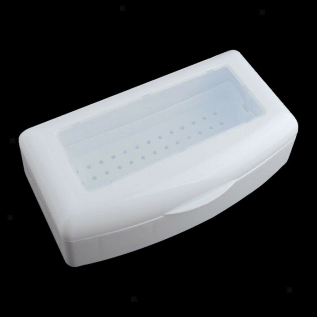 5x Plastic Sterilizing Tray Disinfectant Jar for Salon Barber Styling Nail Toolc
