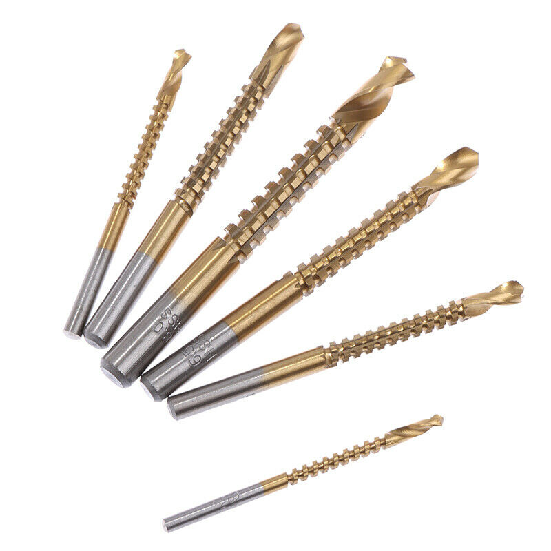 6Pcs Cobalt Left Hand Drill Bit Set Screw Metric Composite Tap Drill Bit WF