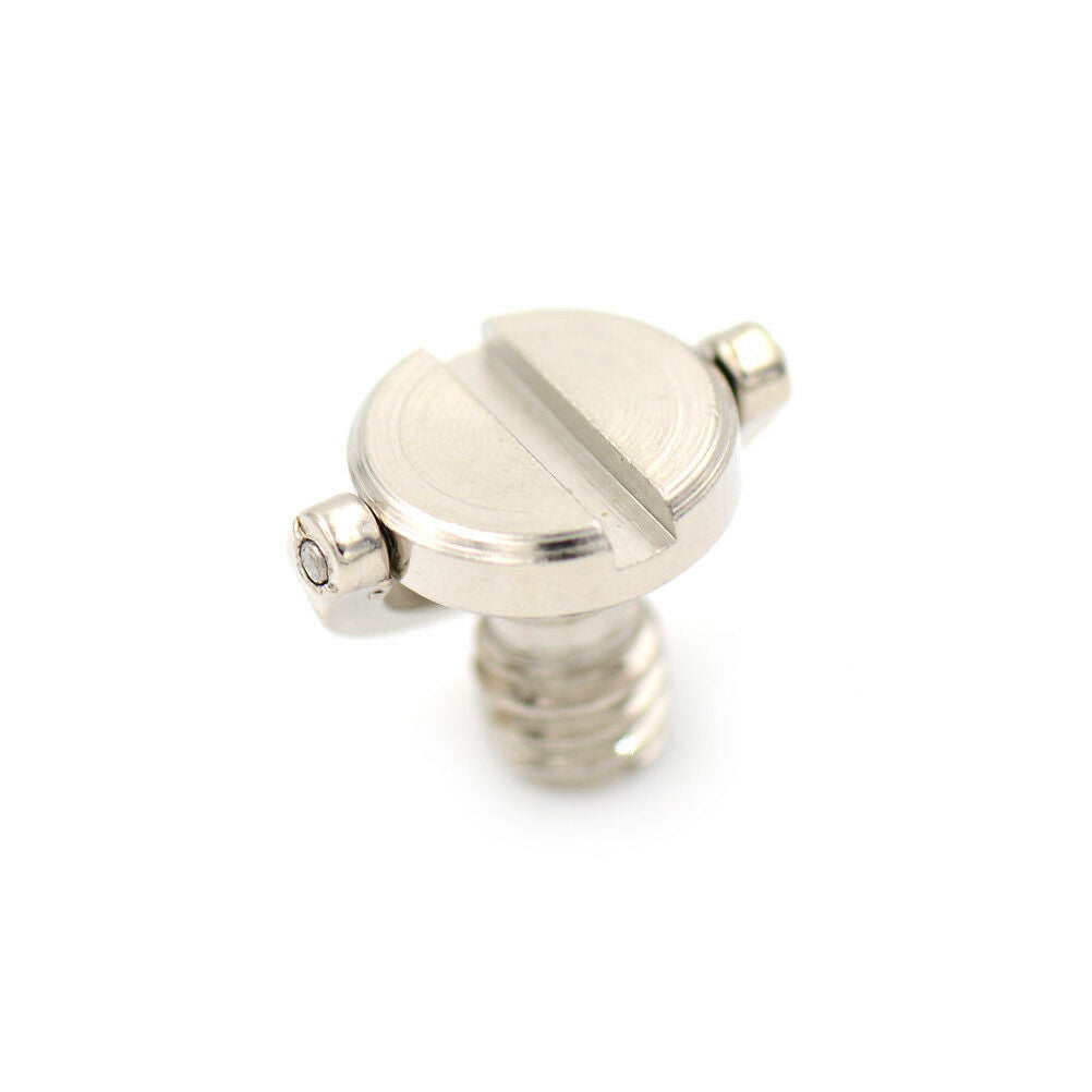 2x 1/4 "Stainless Steel Screw Screw Adapter For Camera Tripod Supppor.l8