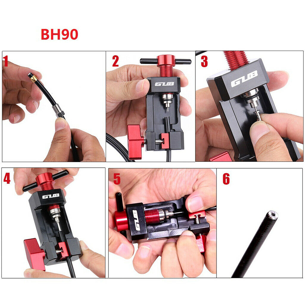 Bike Hydraulic Disc Brake Hose Insert Tool & Hydraulic Hose Cutter Tool for