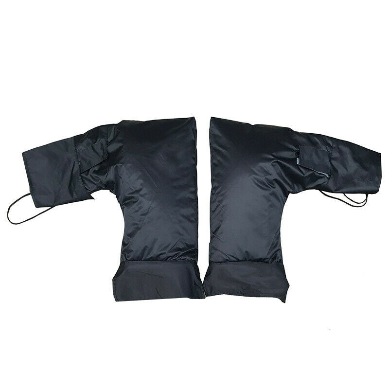2PCS Motorcycle Bike Handlebar Gloves Hand Muffs Winter Thermal Warm Mitts Cover