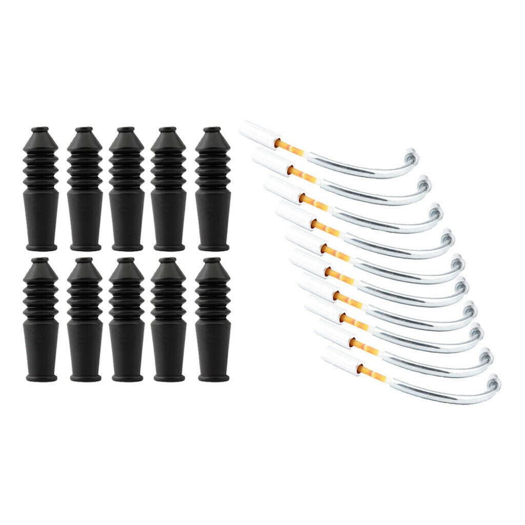 Pack 10 V Brake Guide Tube, Cable Sleeve, Rubber Brake Line Protective Housing