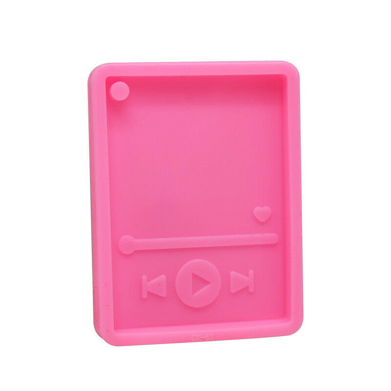 DIY MP3 Player Shape Silicone Mold Epoxy Casting Keychain Pendant Jewelry Making