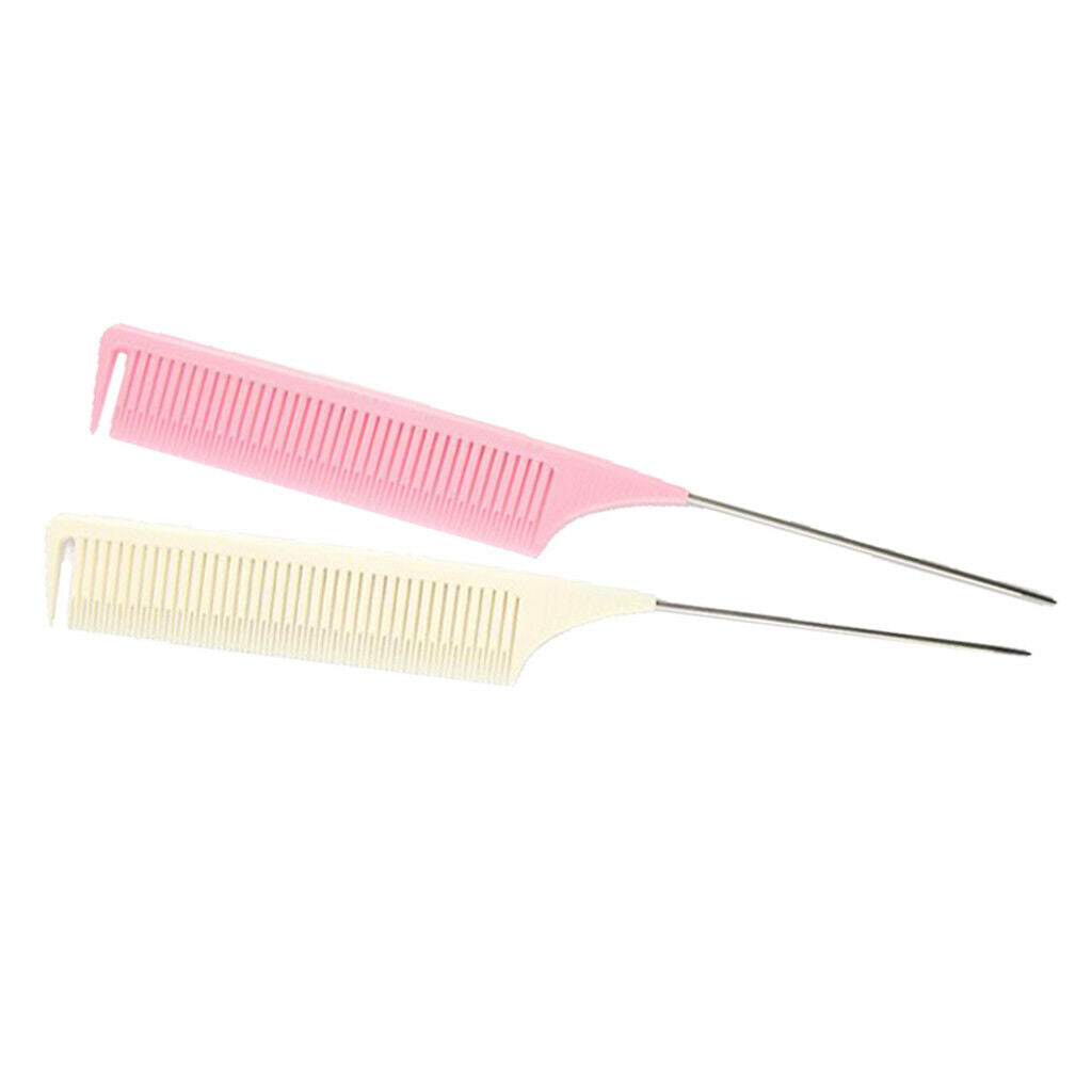 ABS Fine Weaving Highlighting Foiling Hair Combs Salon Styling Dyeing Tool