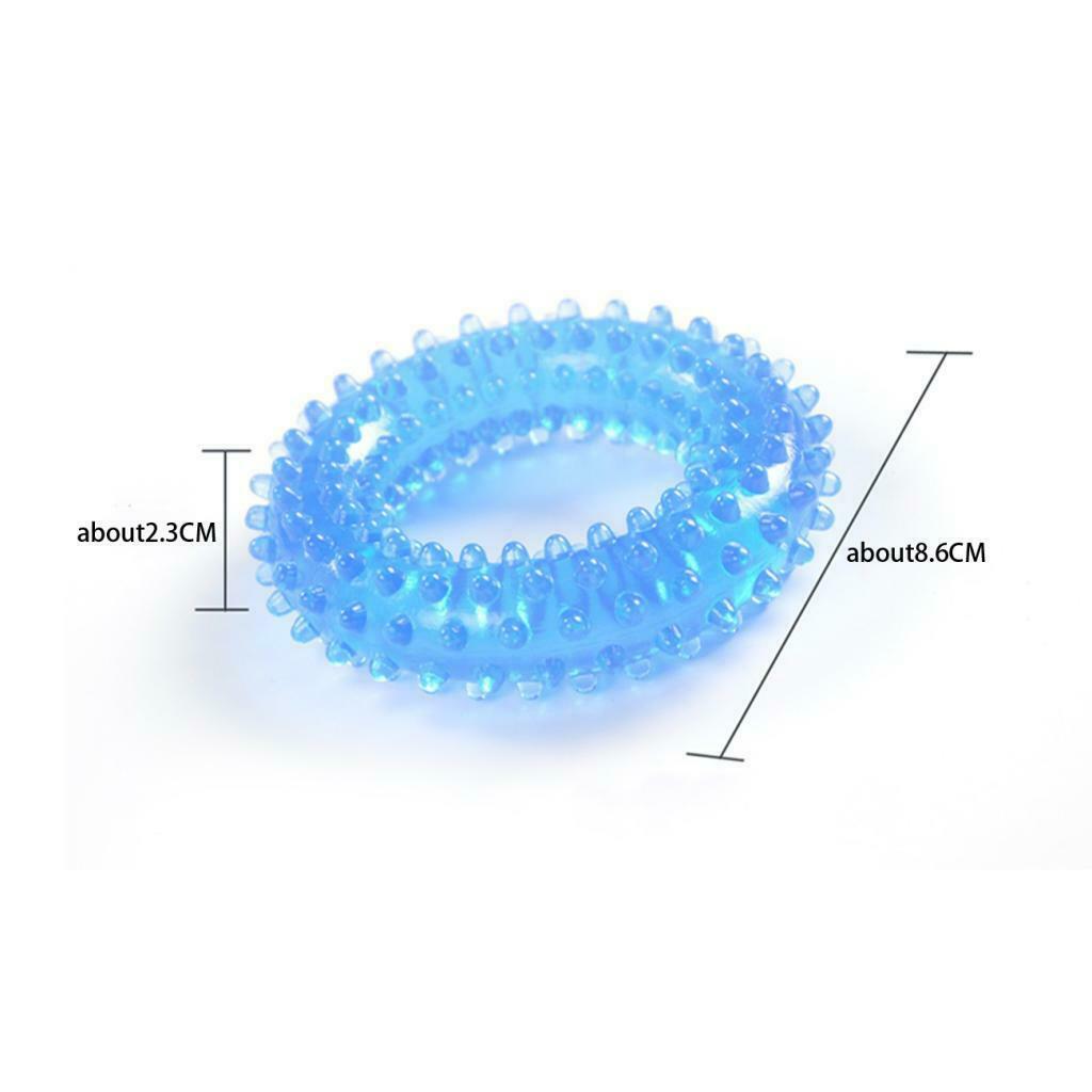 Hand Forearm Strengthener Gripper Rubber Ring Finger Exerciser Blue 40LB