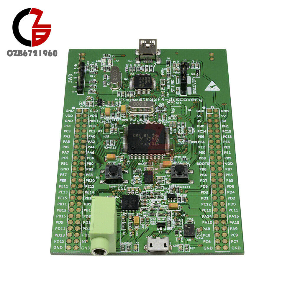 STM32F4DISCOVERY STM32F407VGT6 Cortex-m4 Development Board MCU ST-LINK/V2 SWD