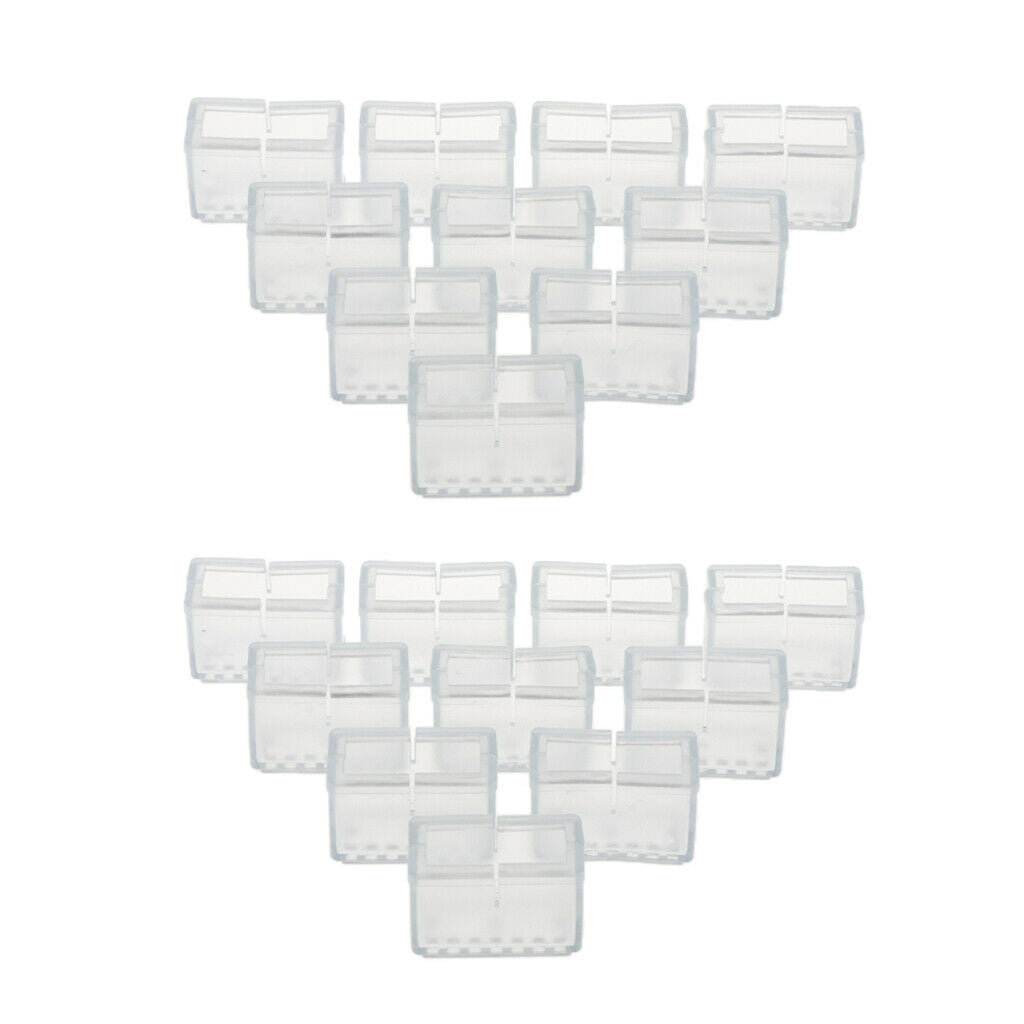 20pcs Chair Leg Caps Tips for Dinning Room Chair Bar Stool Patio Chair
