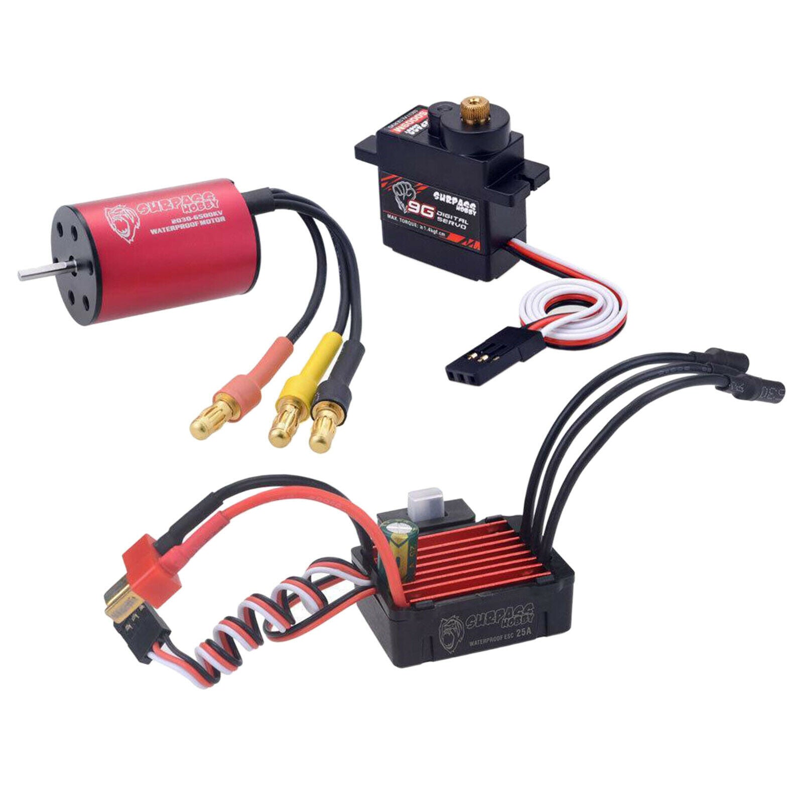 1/18 1/20 Waterproof Brushless 25A Electronic Speed Controller RC Car ESC 2030