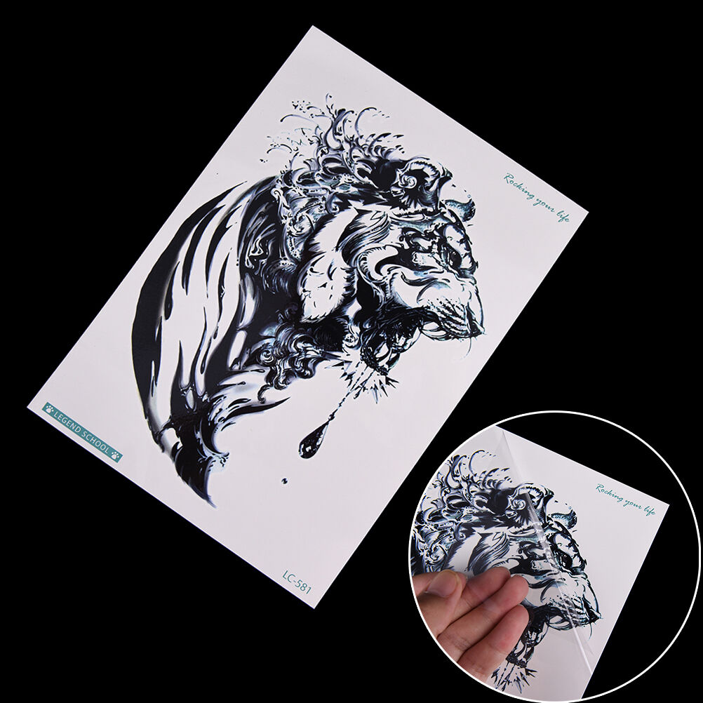 1Pc Makeup Tiger Tattoo Arm Body Art Waterproof Temporary Tattoo Stickers BDAU