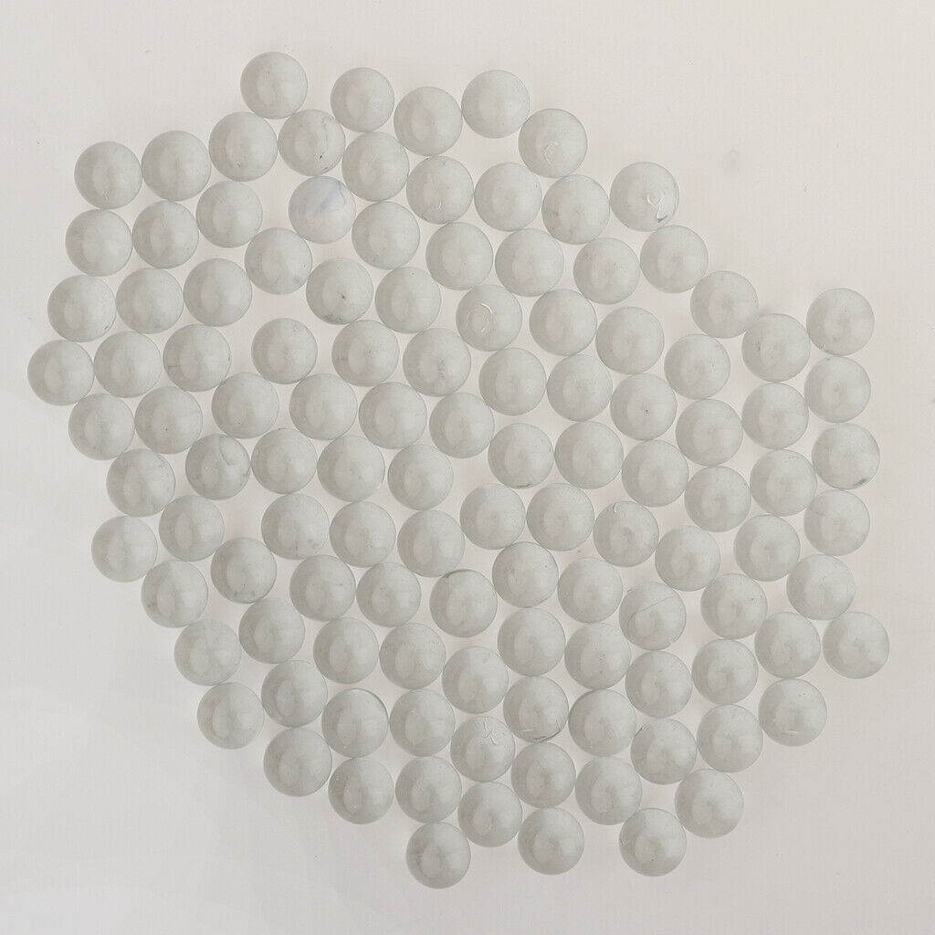 100pcs Clear Glass Marbles 13mm Balls for Marble Run, Board Games, Chinese
