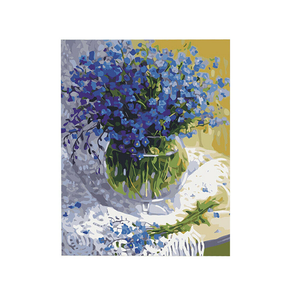 Digital Oil Painting DIY Hand painted Oil Paintings Flowers Drawing Home Beauty