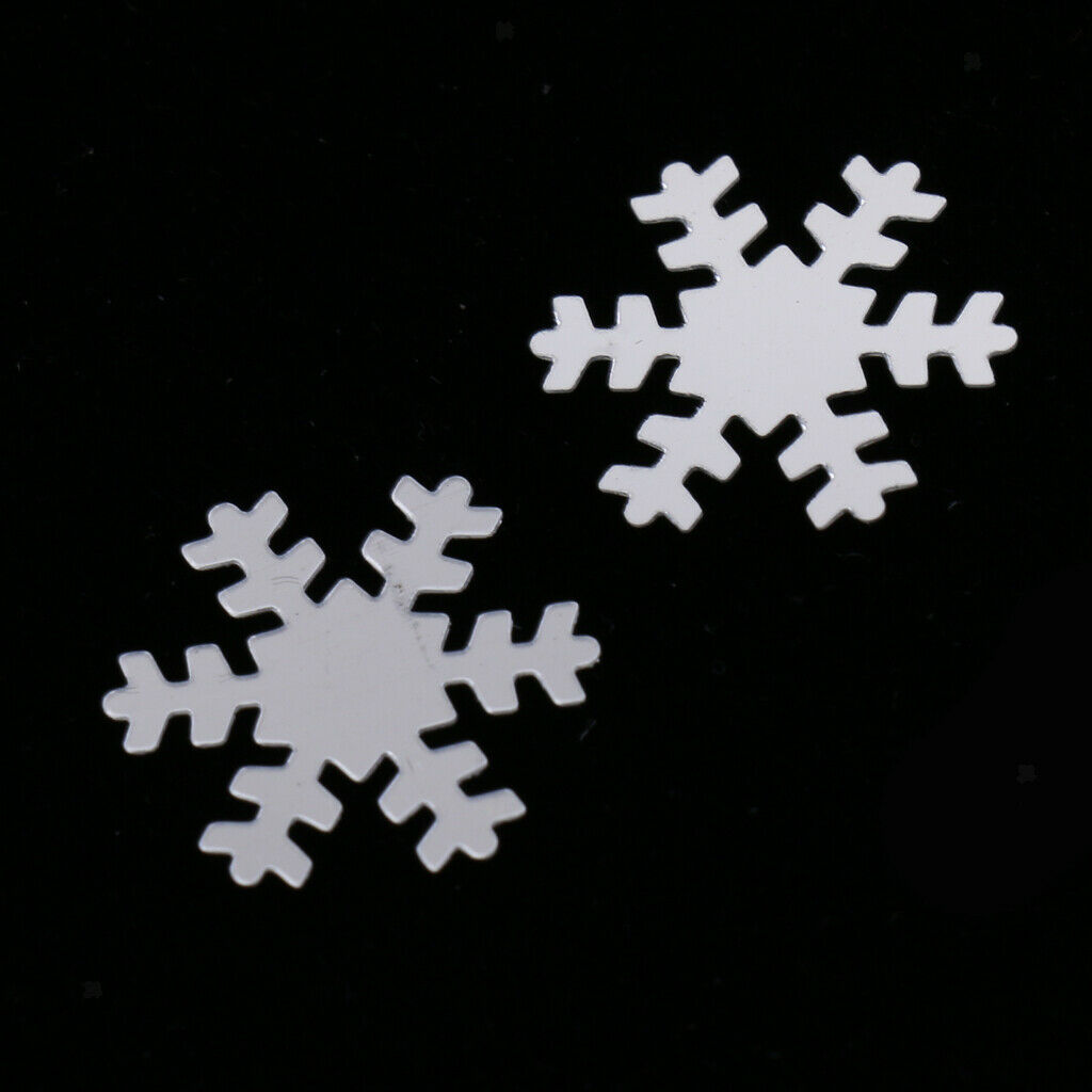 White Snowflake Christmas Party Dinner Table Confetti Sprinkles Decor 15g