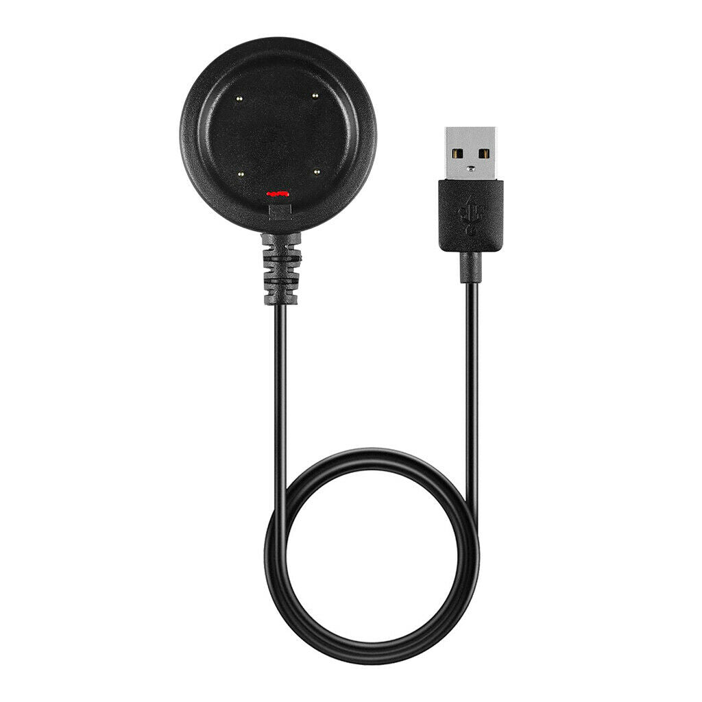 Black USB Charging Cable 1m Charger Dock for Polar GRIT X Ignite