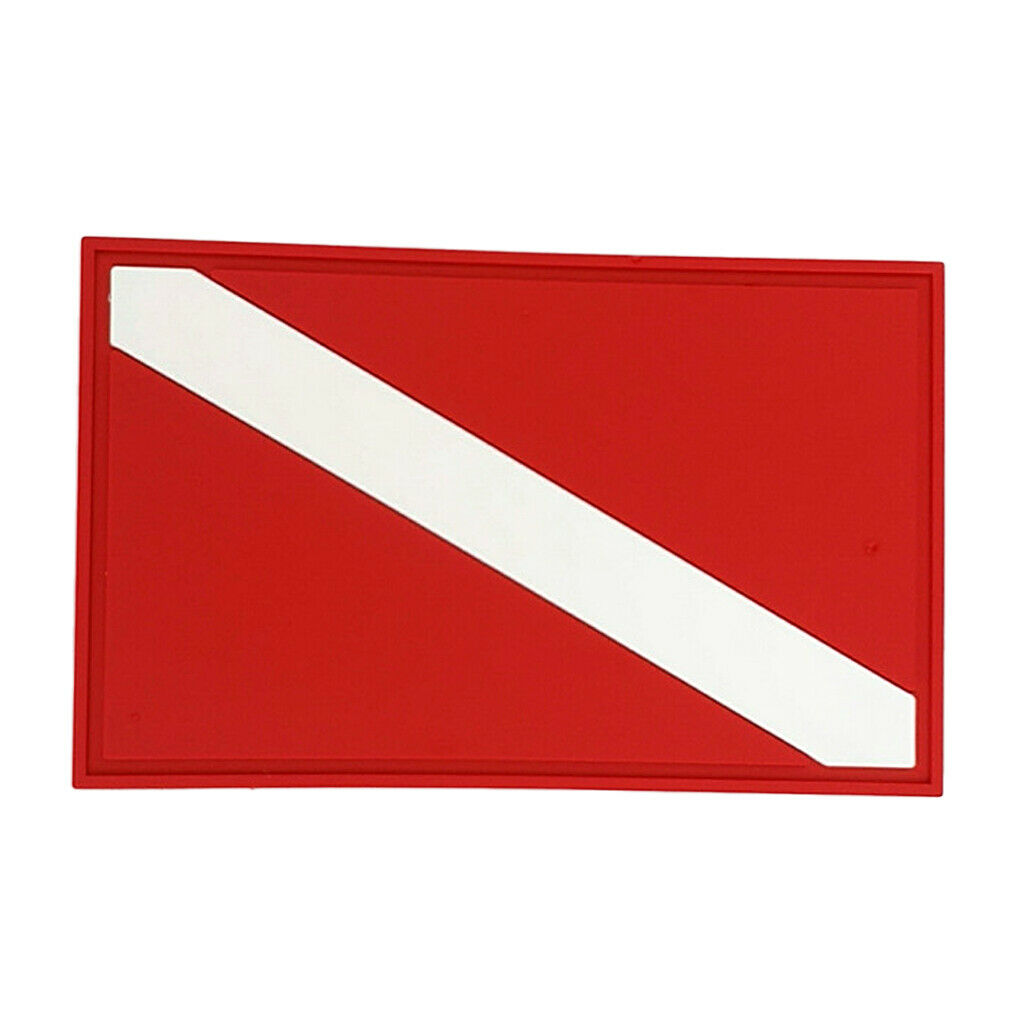 Small     Safety     Scuba     Diving     Flag     Patch     Diver     Down