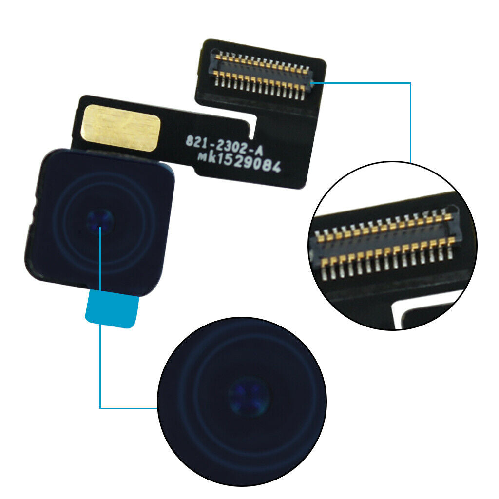 Back Rear Cameras Cam Module Flexible Cable Ribbon Replace for 2017 iPad 5