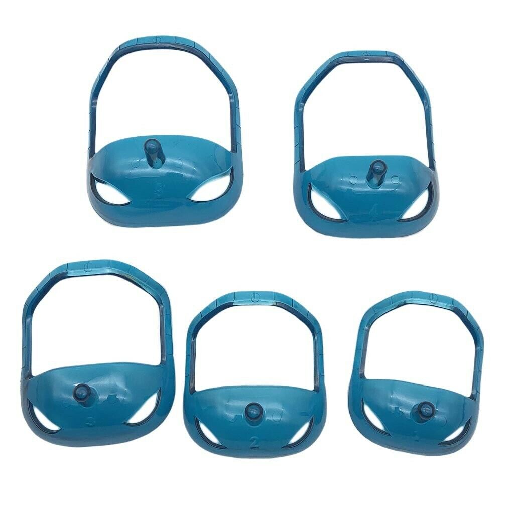 Durable Salon Male   Beard Mustache Styling Grooming Template Tool Blue