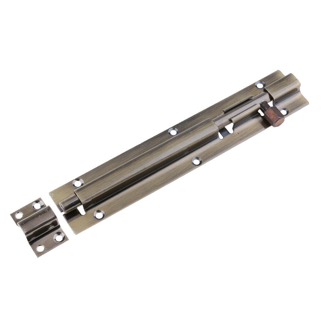 Door Latch Barrel Bolt Latch Hasp Stapler Gate Lock Safety 8inch 218mmx37mm