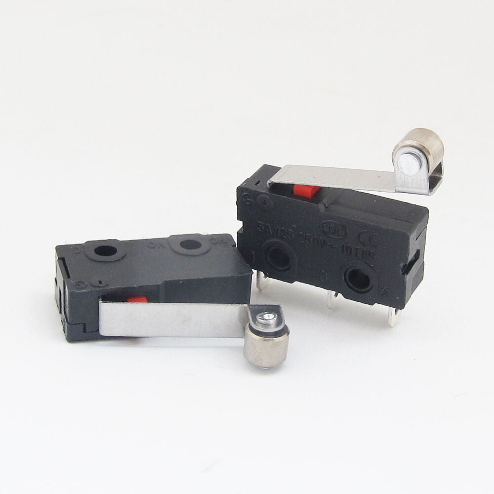 1pc Mini Micro Switch Metal Roller Lever Limit Switch N.O/N.C 5A 125V 20x10mm