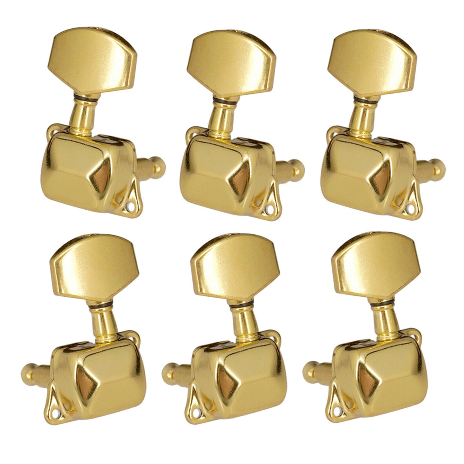 3+3 Tuning Pegs Tuners Machine Heads for Folk Acoustic Guitar Replacement Parts