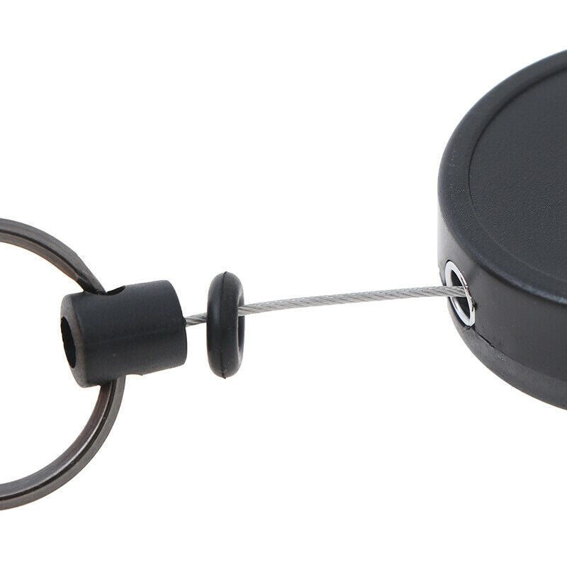 Heavy Duty Retractable Key Chain & Badge Reel Holder Carabiner ClipJ..l8