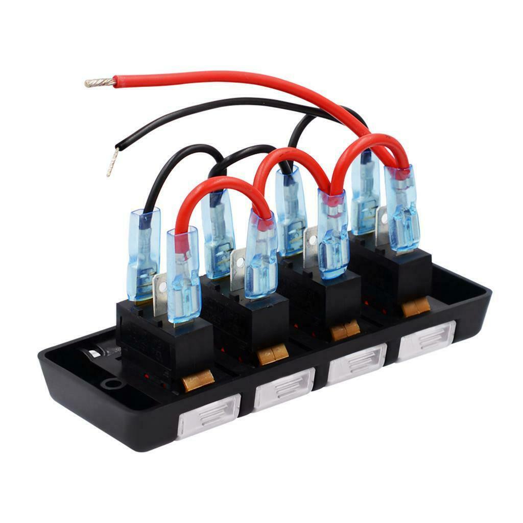 4 Push Button Switch Push Button Switch Dc12v 16a Marine Boat Accessories