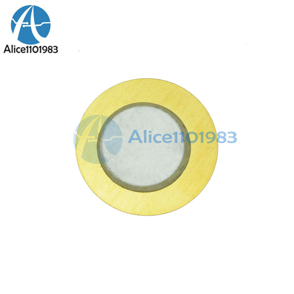 50PCS 18mm Piezo Elements Sounder Sensor Trigger Drum Disc Wire