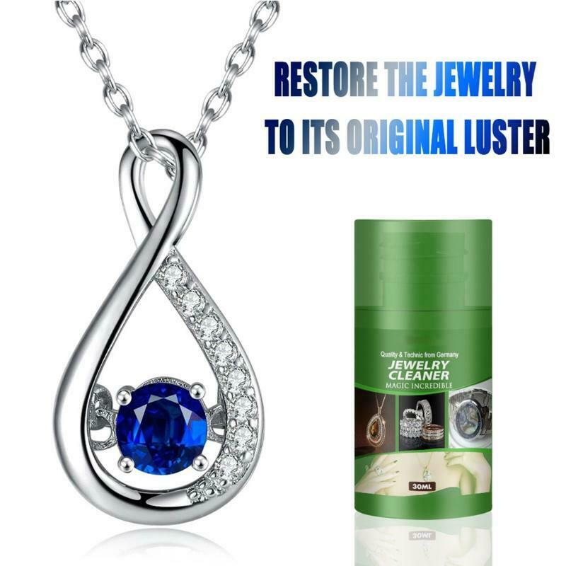 30 ml Jewelry Cleaner Ring Care Washing Liquid Diamond Rust Detergent Remover