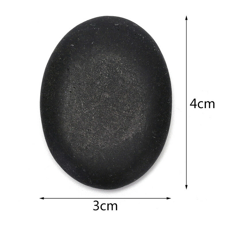 12pcs 3*4cm Massage Stones Massage lava Natural Energy Massage Set Hot Spa RBDD