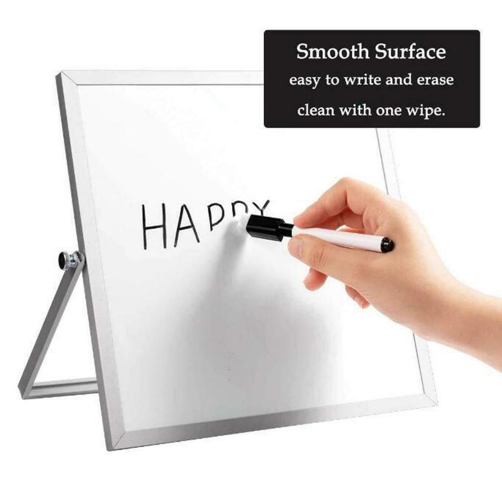 Dry Erase White Board Handheld Memo Board to Do List Kids Gift 25x35cm