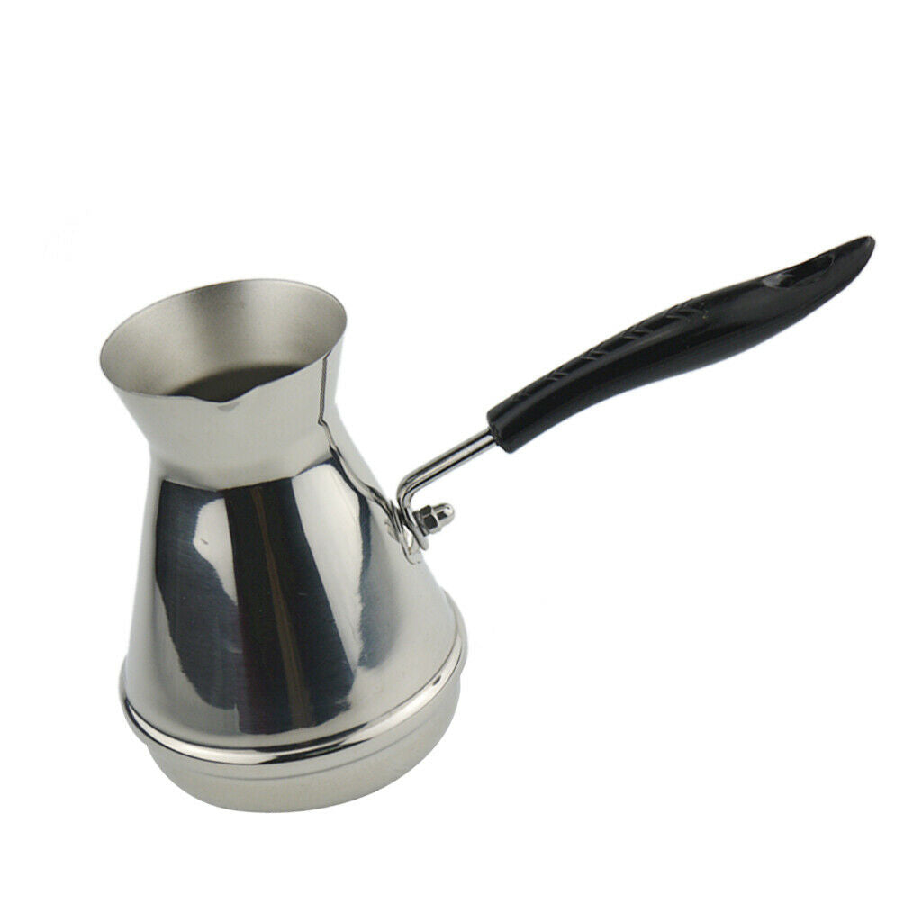 Stainless Steel Turkish Coffee Pot Ibrik Kettle Cezve Jazzva Briki 650ml