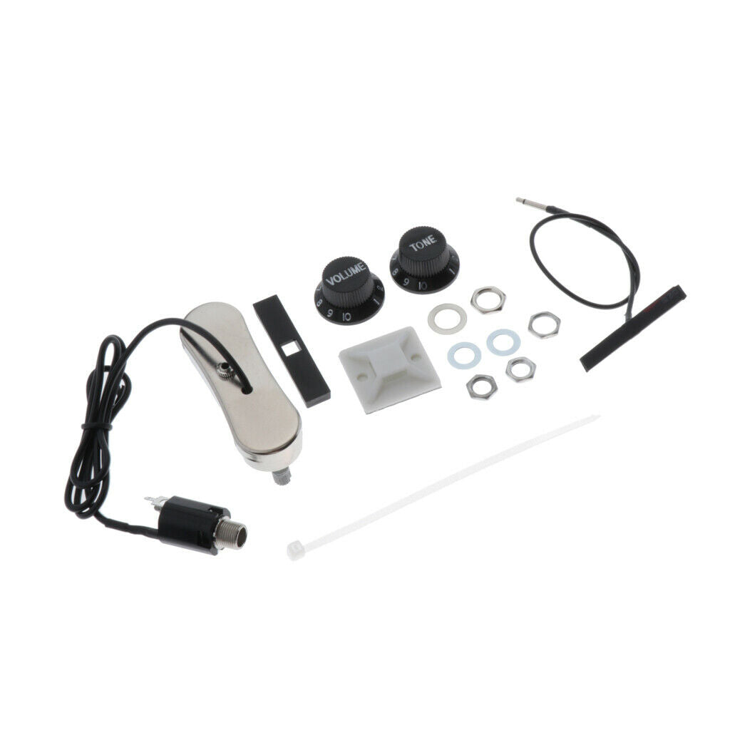 Violin Bridge Pickup Amplifier Preamp Volume Knob Instrument Parts Accs