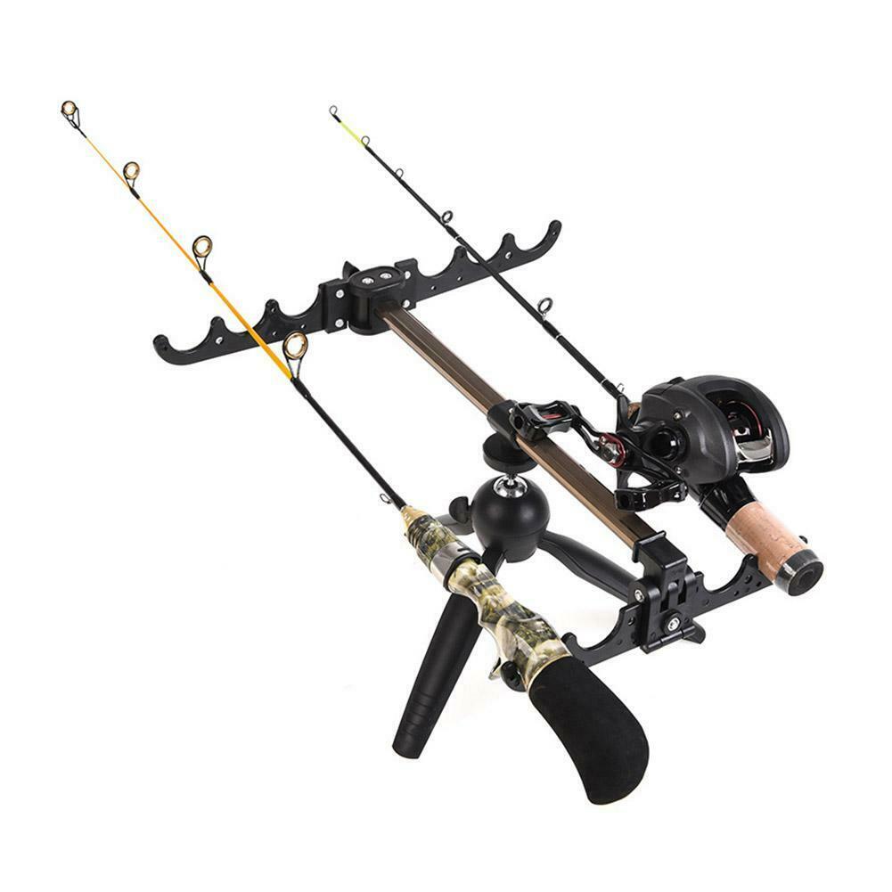 Ice Fishing Triangle Bracket Camera Tripod Fish Rod Holder Fishing Gear @